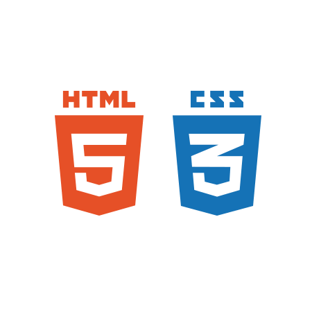 HTML, CSS logó